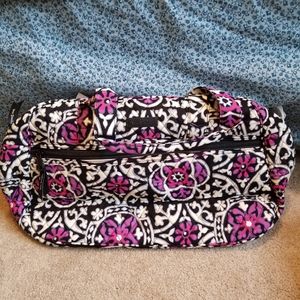 Vera Bradley Scroll Medallion Compact Traveler Bag